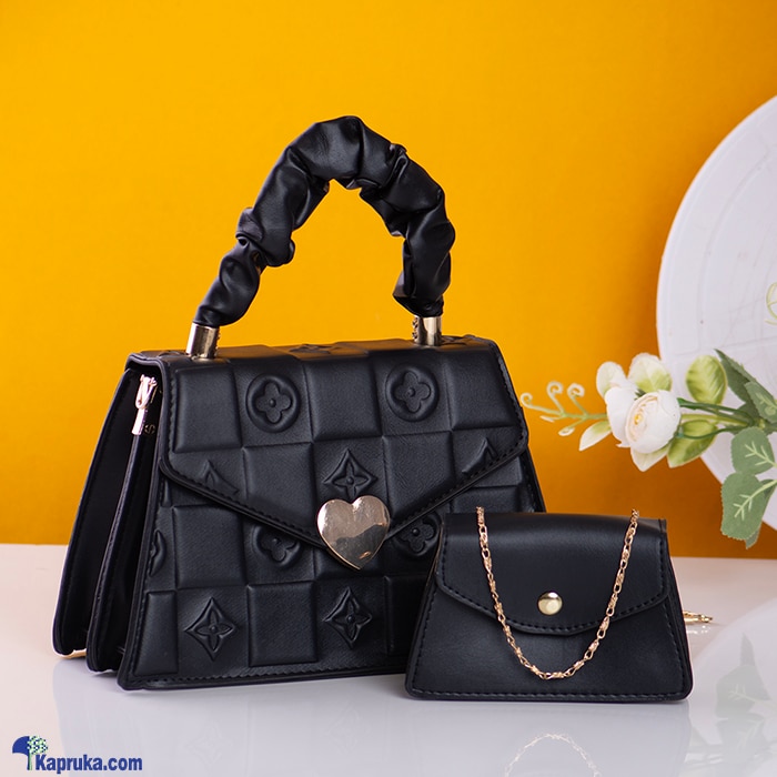 Fashion Upgrade 2PCS Crossbody Handbag - Black Online at Kapruka | Product# fashion0010220