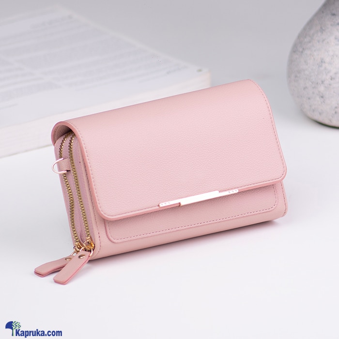 Double Layer Crossbody Bag For Women - Salmon Pink Online at Kapruka | Product# fashion0010267