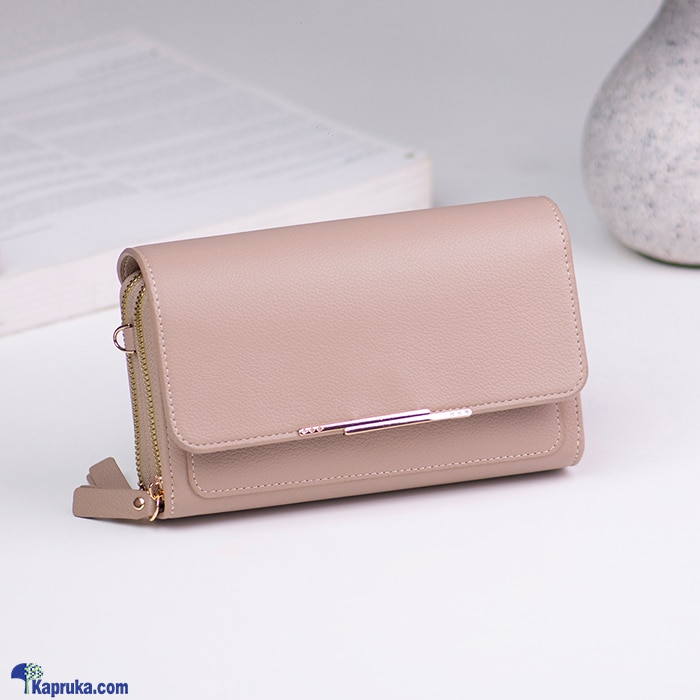 Double Layer Crossbody Bag For Women - Beige Online at Kapruka | Product# fashion0010265