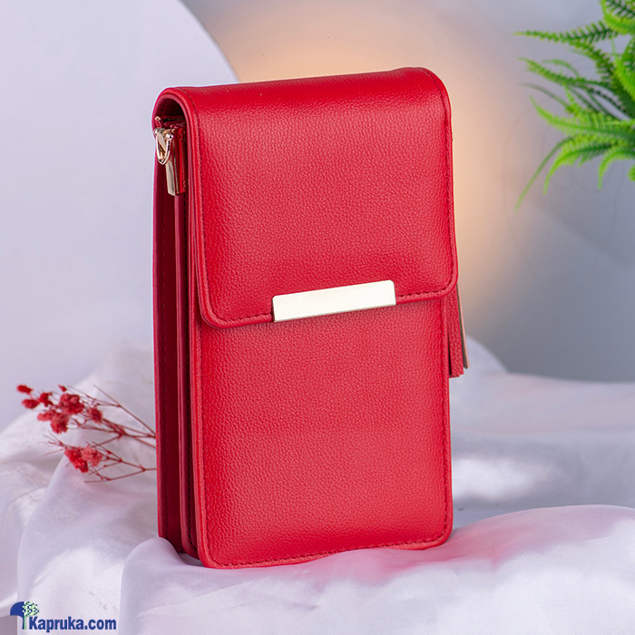 Multifunctional Crossbody Bag - Red Online at Kapruka | Product# fashion0010270