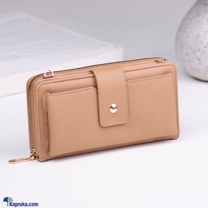 High Capacity Crossbody Bag With Zipper Pocket - Beige Online at Kapruka | Product# fashion0010283