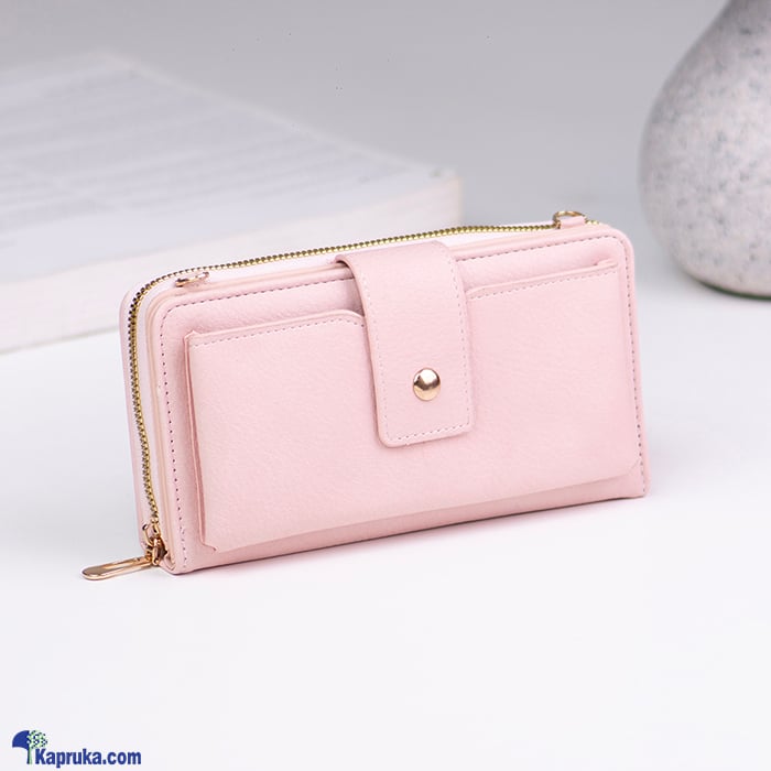 High Capacity Crossbody Bag With Zipper Pocket - Pink Online at Kapruka | Product# fashion0010285