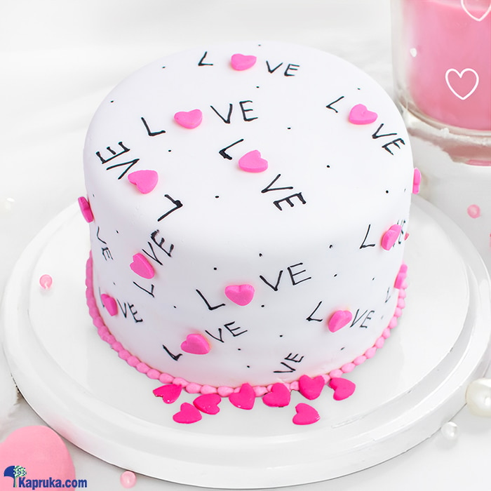 Love's Endless Ribbon Cake Online at Kapruka | Product# cake00KA001607