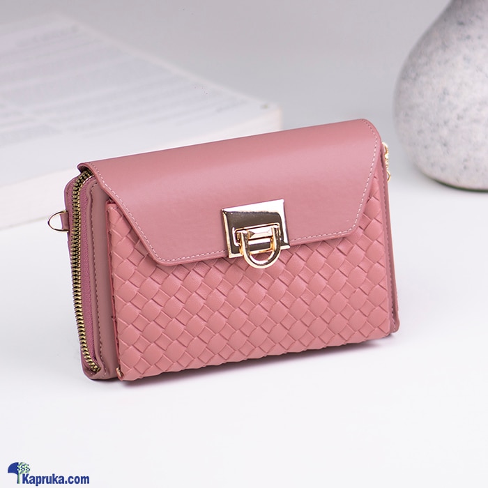 Universal Simple Cross Body Bag - Salmon Pink Online at Kapruka | Product# fashion0010328