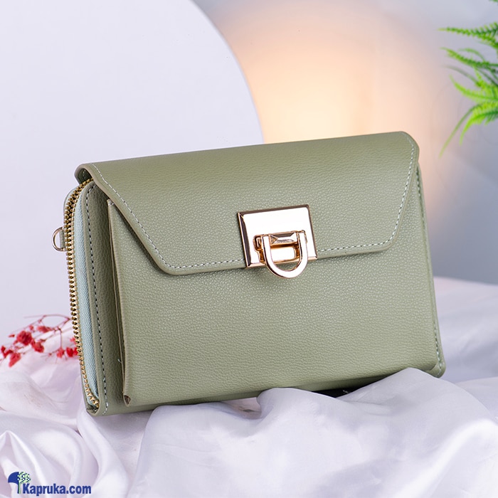 Multi Compartment Crossbody Bag - Olive Green Online at Kapruka | Product# fashion0010316