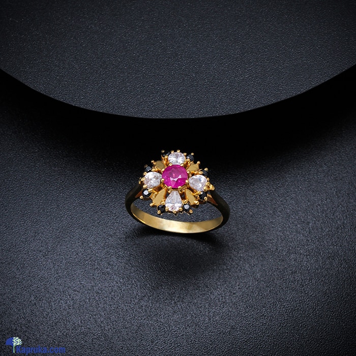 TASH GEM AND JEWELLERY Ruby Cluster Ring TS- KA57 Online at Kapruka | Product# jewelleryTGJ057