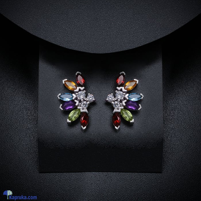 TASH GEM AND JEWELLERY Marquise Multi- Gem Earrings TS- KA61 Online at Kapruka | Product# jewelleryTGJ061