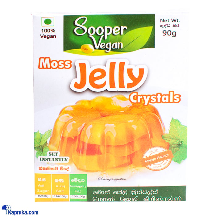 Sooper Vegan Moss Jelly- Mango Flavour 90g Online at Kapruka | Product# grocery003181