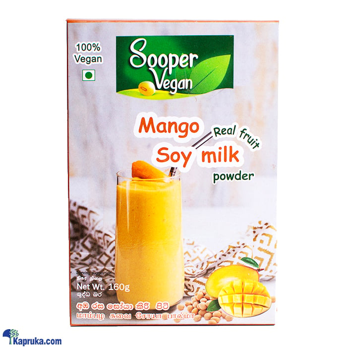 Sooper Vegan Mango Soy Milk Powder 160g Online at Kapruka | Product# grocery003186