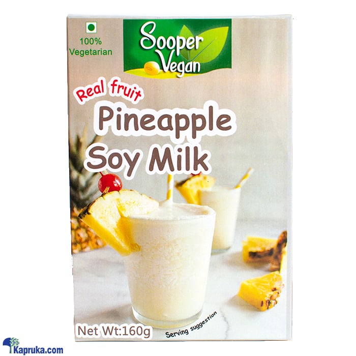 Sooper Vegan Pineapple Soy Milk Powder 160g Online at Kapruka | Product# grocery003185