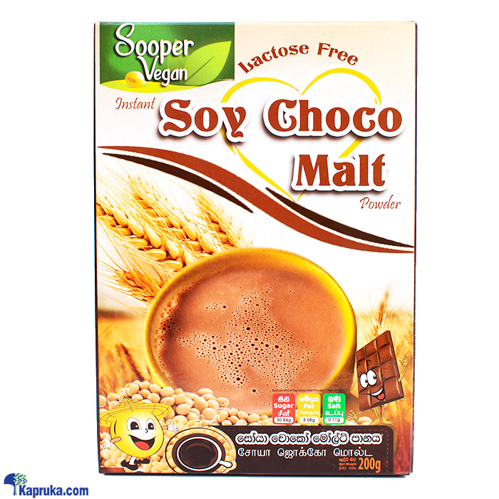 Sooper Vegan Soy Choco Malt Milk Powder 200g Online at Kapruka | Product# grocery003194