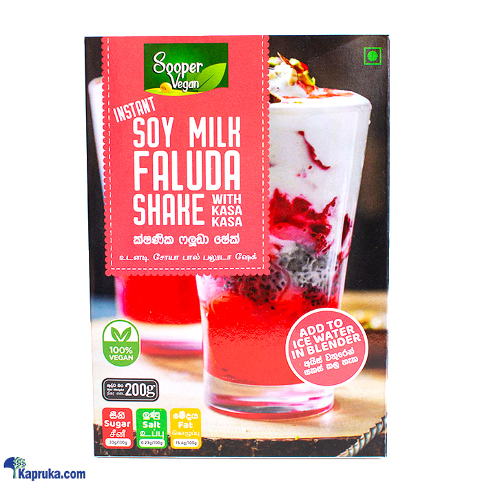 Sooper Vegan Soy Faluda With Kasa Kasa 200g Online at Kapruka | Product# grocery003193