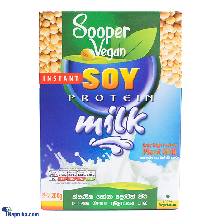 Sooper Vegan Soy Milk Powder 200g Online at Kapruka | Product# grocery003192