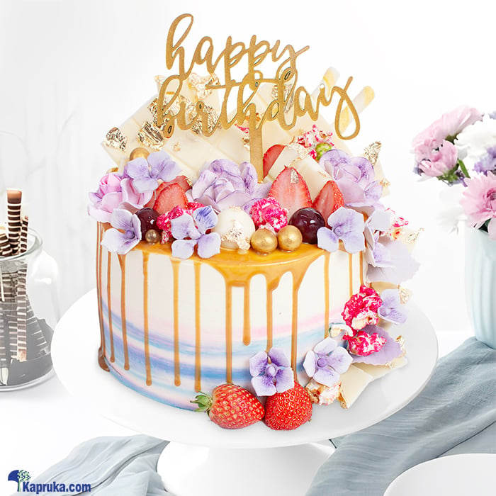Purple Passion Birthday Cake Online at Kapruka | Product# cake00KA001615