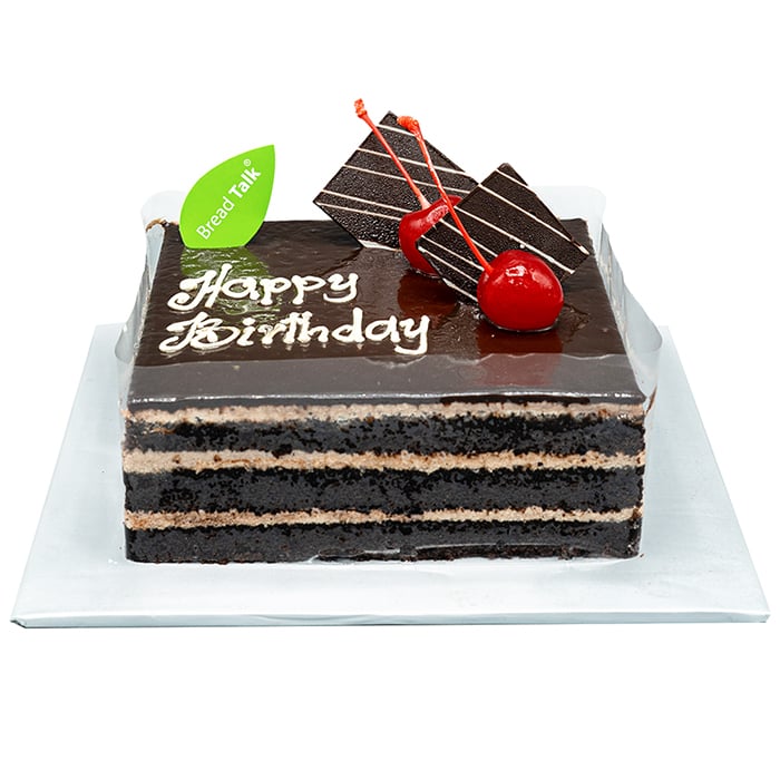 Breadtalk Happy Birthday Chocolate Cake (1LB) Online at Kapruka | Product# cakeBT00394