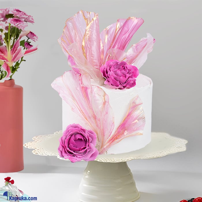 Pink Petal Paradise Cake Online at Kapruka | Product# cake00KA001620