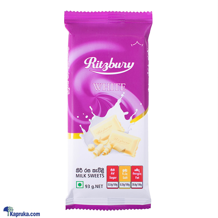 Ritzbury White Milk Sweets Chocolate 93g Online at Kapruka | Product# chocolates001633