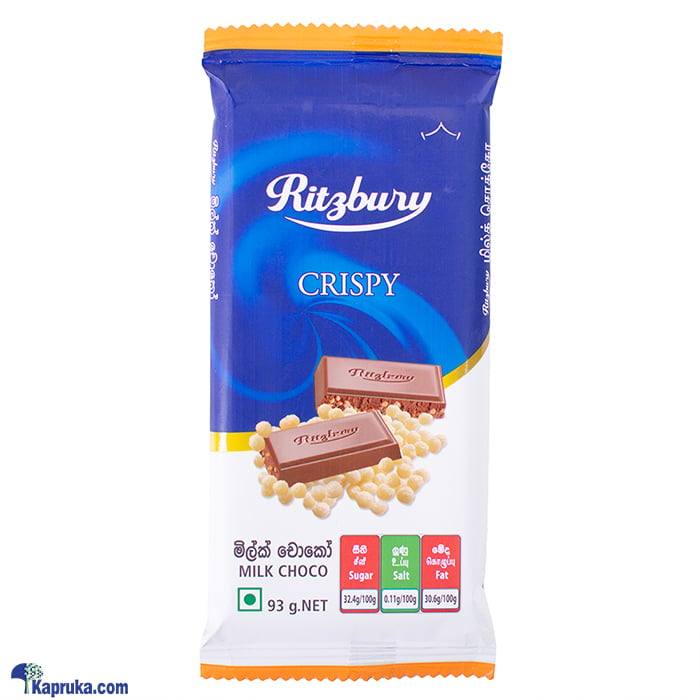 Ritzbury Crispy Milk Choco 93g Online at Kapruka | Product# chocolates001635