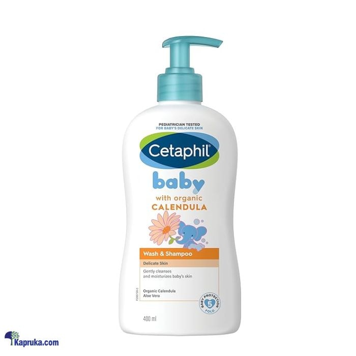 CETAPHIL BABY WASH AND SHAMPOO WITH ORGANIC CALENDULA 400ML Online at Kapruka | Product# pharmacy00728