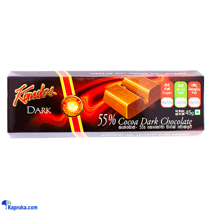 Kandos Cocoa Dark Chocolate 45g Online at Kapruka | Product# chocolates001643
