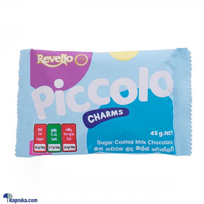 Revello Piccolo Charms Sugar Coated Milk Chocolate 45g Online at Kapruka | Product# chocolates001676