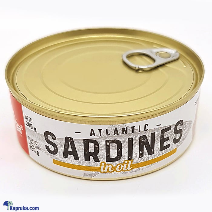 Banga Atlantic Sardines In Oil - 240g Online at Kapruka | Product# grocery003204