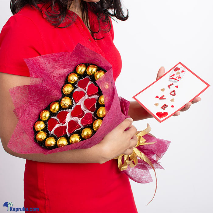 Java Heart Chocolate Bouquet 28 Pcs Online at Kapruka | Product# chocolates001716