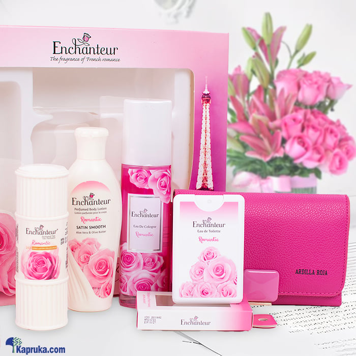 ENCHANTEUR ROMATIC GIFT PACK WITH WALLET Online at Kapruka | Product# cosmetics001454