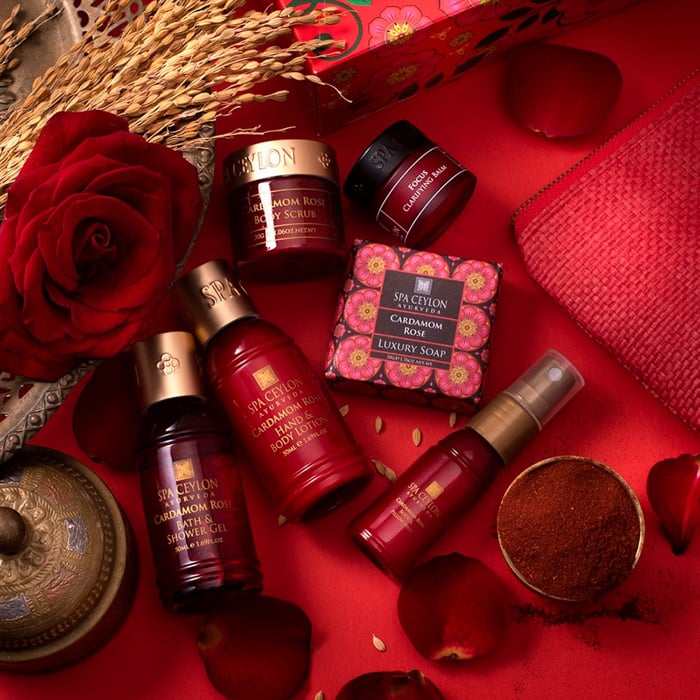 Spa Ceylon Cardamom Rose Home Spa Set (34348) Online at Kapruka | Product# cosmetics001463