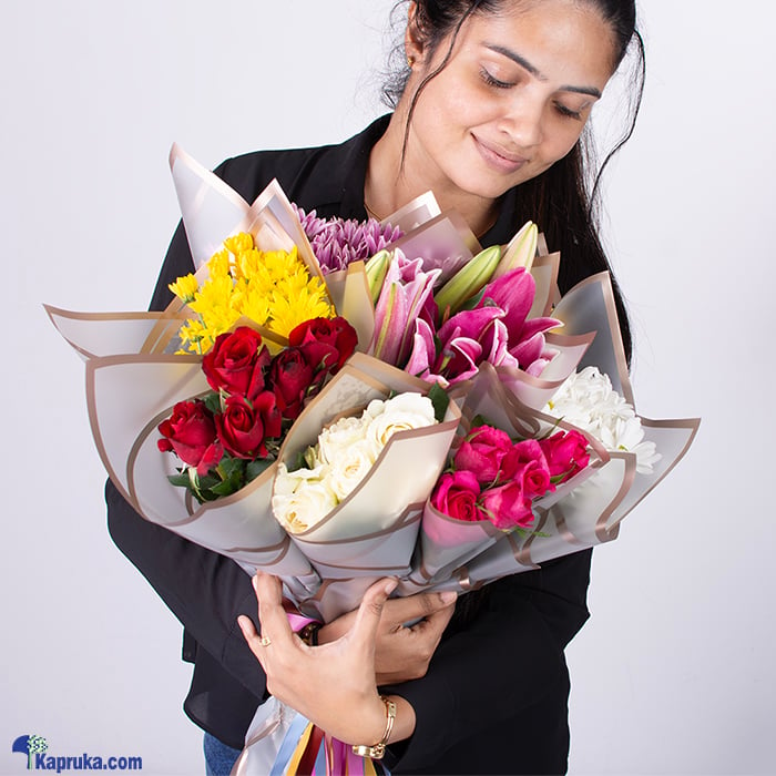 Vibrant Garden Melody Bouquet - For Her Online at Kapruka | Product# flowers00T1615