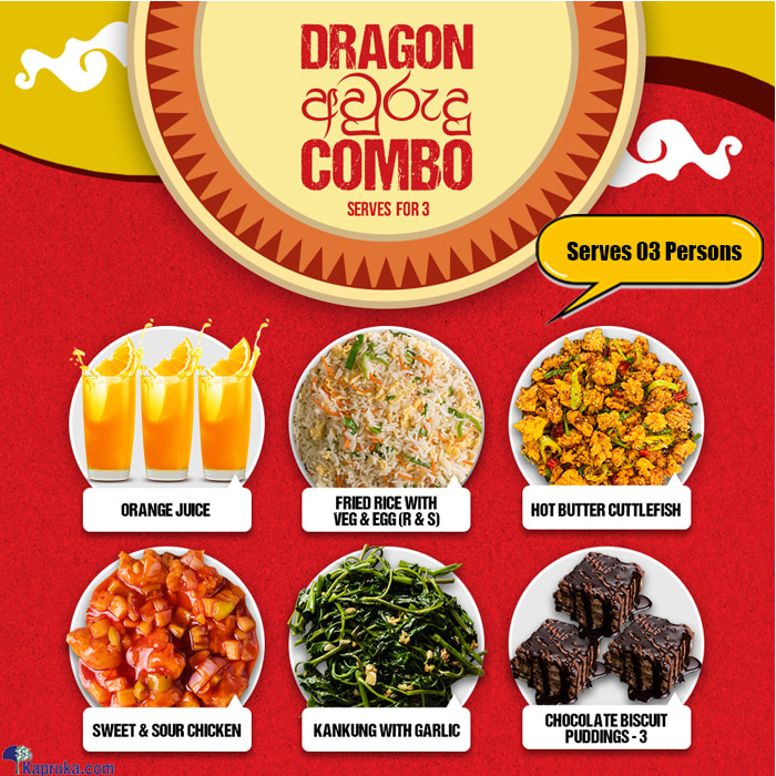 Dragon Awurudu Combo For 03 Persons Online at Kapruka | Product# ChineseDragon0158