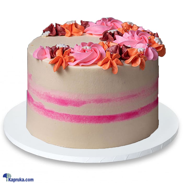 Butter Cream Flower Cake - Topaz Online at Kapruka | Product# topaz00114