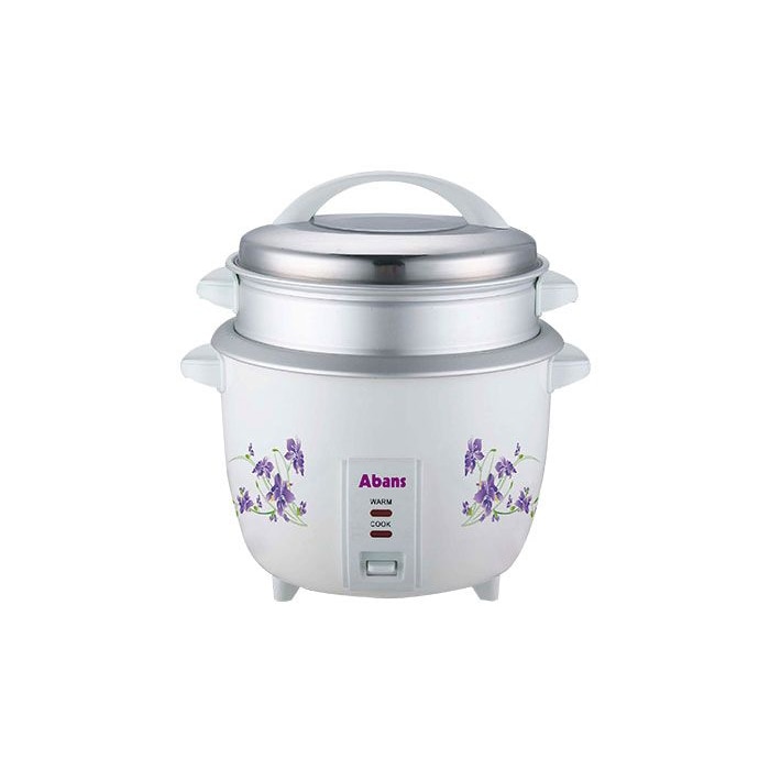ABANS 2.8L (1.8KG) Rice Cooker With Steamer- ABCKRC28TR5WS Online at Kapruka | Product# elec00A5754