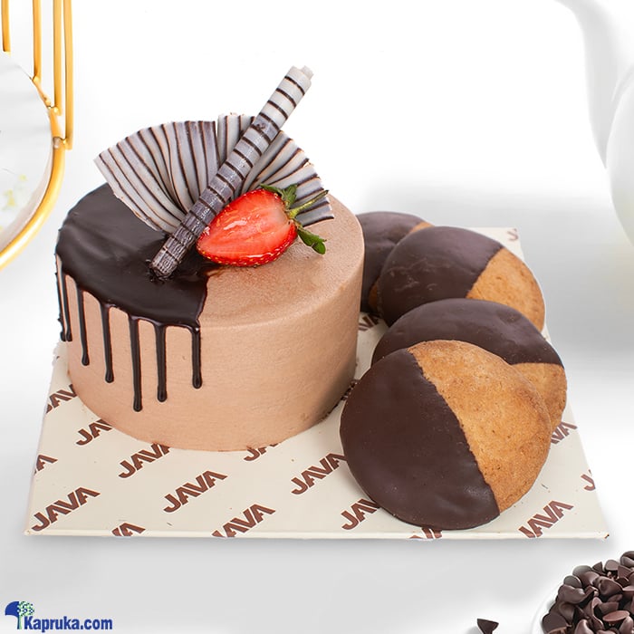Java Choco Bento With Drip And Cookies Online at Kapruka | Product# cakeJAVA00235