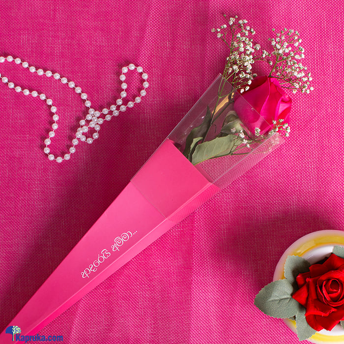 Adarei Amma Single Pink Rose Online at Kapruka | Product# flowers00T1632