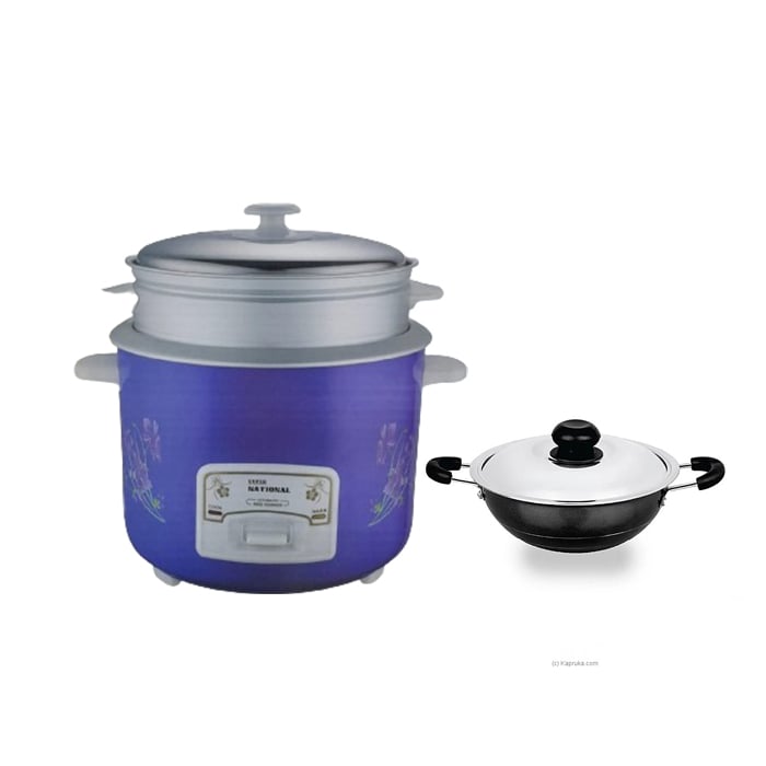 National Electric Rice Cooker 1.8L With HOPPER PAN Online at Kapruka | Product# elec00A5779