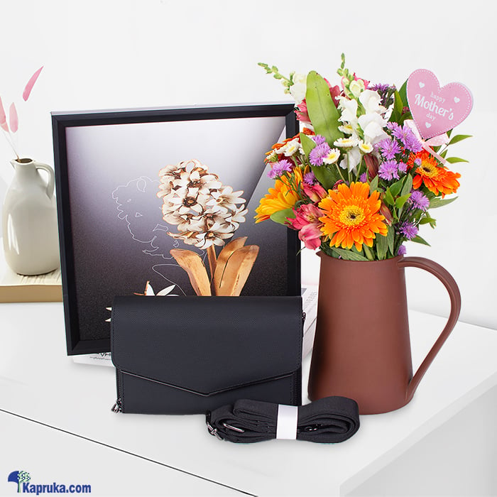 Memories In Bloom Bag Mother's Day Combo Pack Online at Kapruka | Product# combogifl9