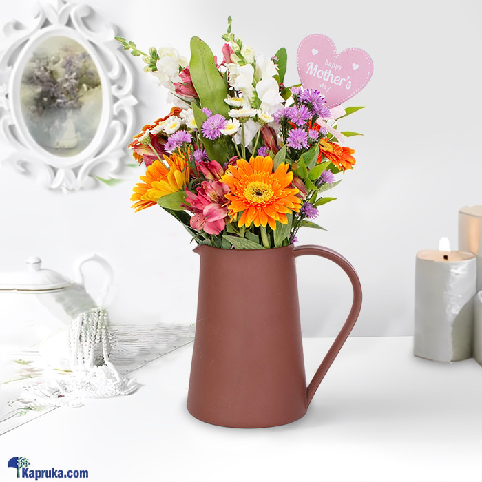 Gerbera Galore Mother's Day Arrangement Online at Kapruka | Product# flowers00T1635