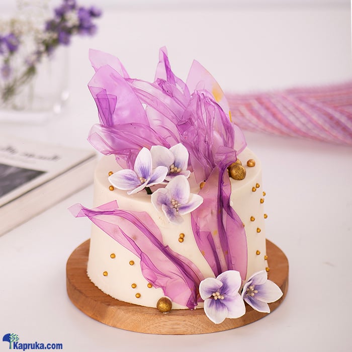 Purple Passion Flower Cake Online at Kapruka | Product# cake00KA001651