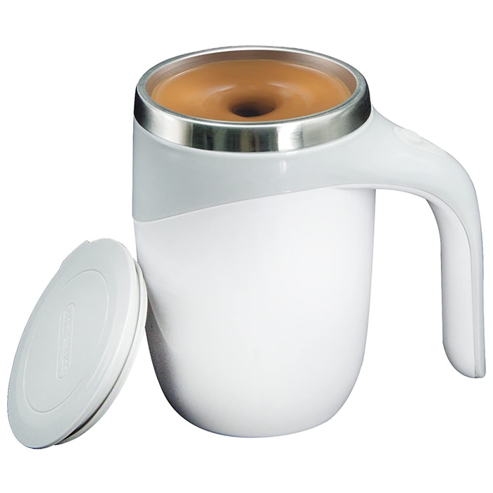 Automatic Magnetic Stirring Coffee Mug 380ml, Rotating Home Office Travel Mixing Cup Funny Electric Stainless Steel Self Mixing Tumbler, Suitable For Online at Kapruka | Product# household001130