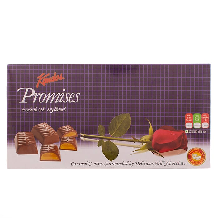 Kandos Promises - Surrounded By Milk Chocolate Box - 200g Online at Kapruka | Product# chocolates016