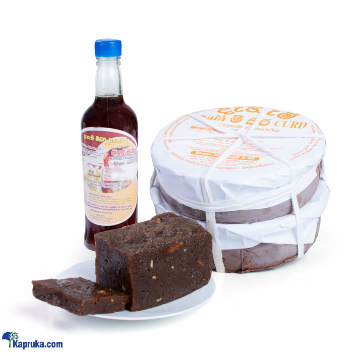 2 Curd Pots With Kithul Treacle And Kalu Dodol Online at Kapruka | Product# curd0005