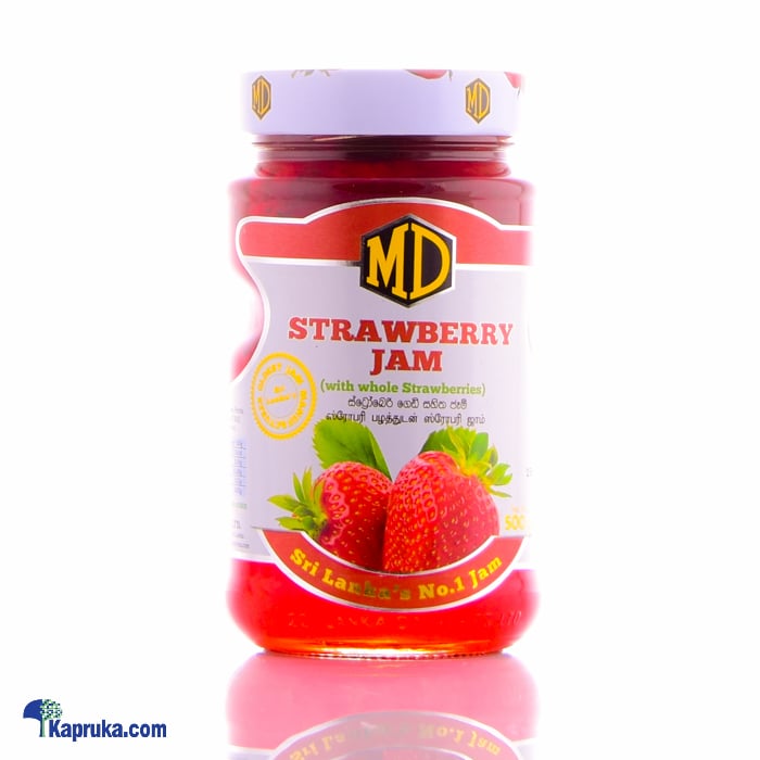 MD Real Strawberry Jam Bottle - 485g Online at Kapruka | Product# grocery00121