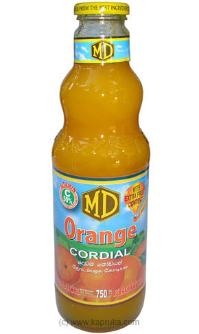 MD Orange Cordial Bottle - 750ml Online at Kapruka | Product# grocery0108