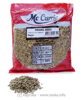 MCCURRIE Fennel Seed Pkt - 100g Online at Kapruka | Product# grocery0307