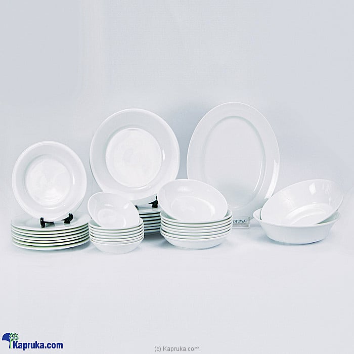 Dankotuwa 320 WHITE 35 PCS DINNER SET Online Price in Sri Lanka