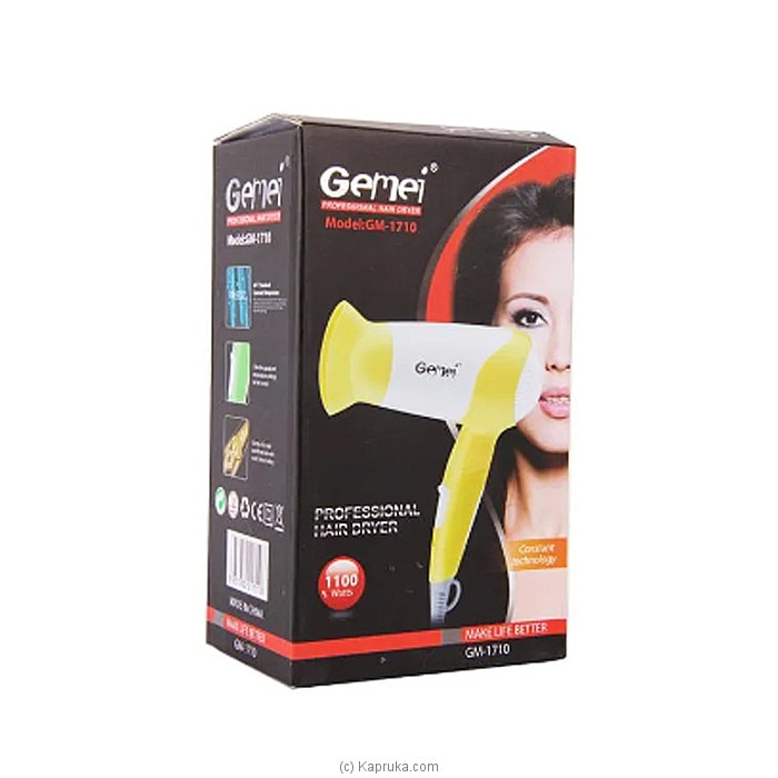 Gemei Hair dryer Gemei 1100 W Profes Online Price in Sri Lanka D35A