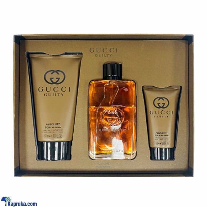GUESS Gucci Guilty Absolute Pour Homme Gift Set For Him