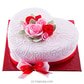 Fab Valentine Ribbon Cake