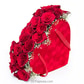 Heart Filled With 30 Red Roses Flower Arrangement